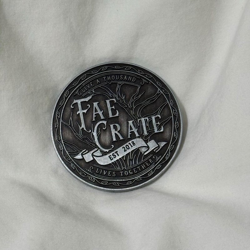 RARE ACOTAR Courts Fae Crate Coin COLLECTIBLE