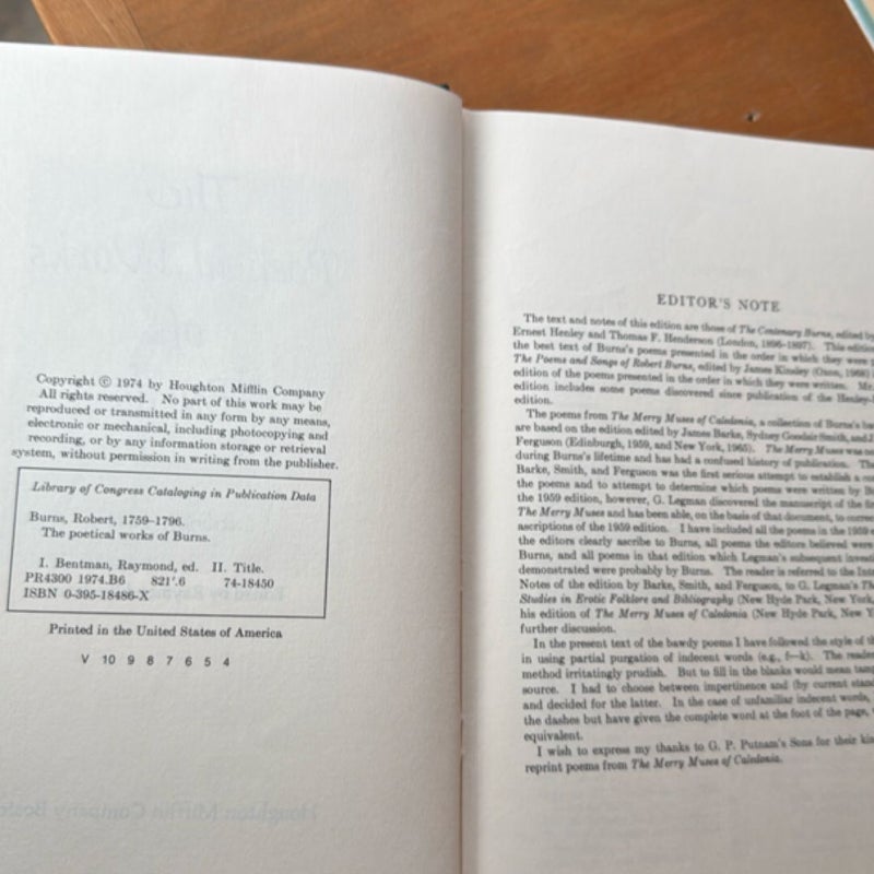 The Poetical Works of Burns