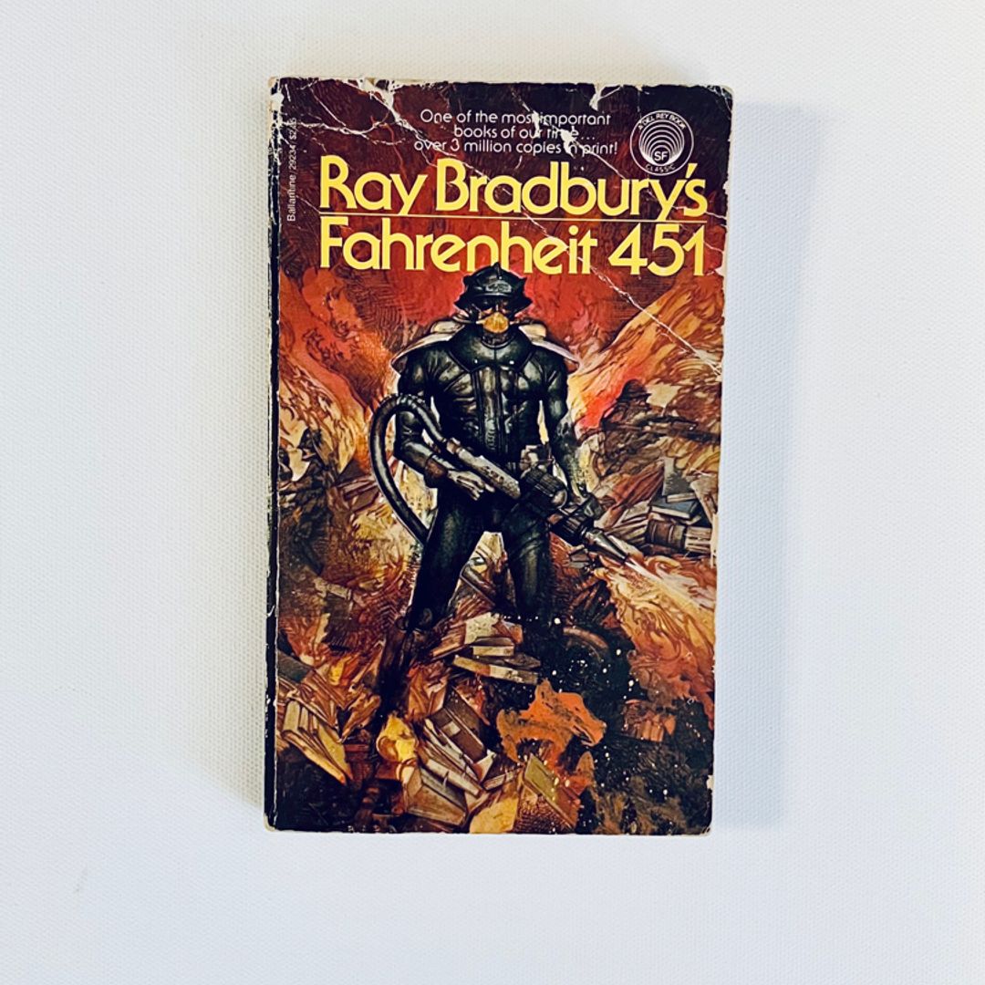 1967 Movie Paperback FAHRENHEIT 451 Ballantine Ray Bradbury