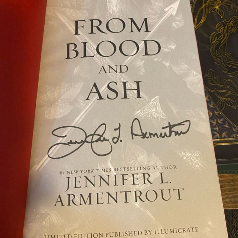 Illumicrate From Blood and Ash (signed)