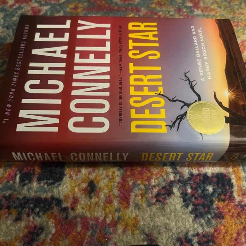 Desert Star by Michael Connelly (2022, Hardcover) SIGNED - 1st PRINT / EDITION