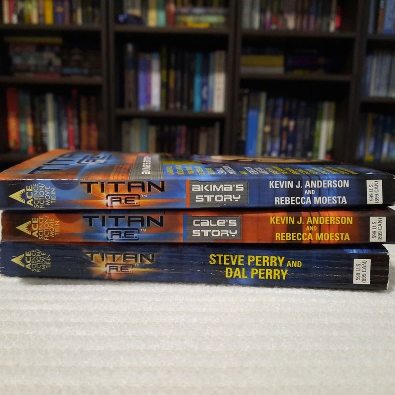 3 novels from Titan A.E.