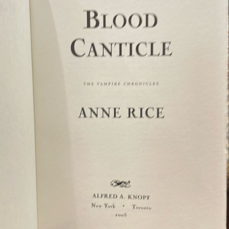 Blood Canticle