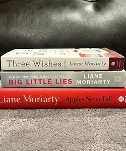 Liane Moriarty Bundle (Apples Never Fall, Big Little Lies, Three Wishes) 