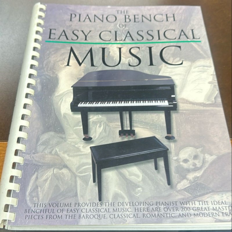 The Piano Bench of Easy Classical Music