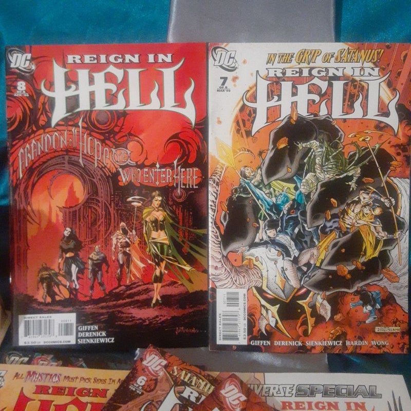 Reign in Hell DC Comics 2,3,4,5,6,7,8, special comic lot