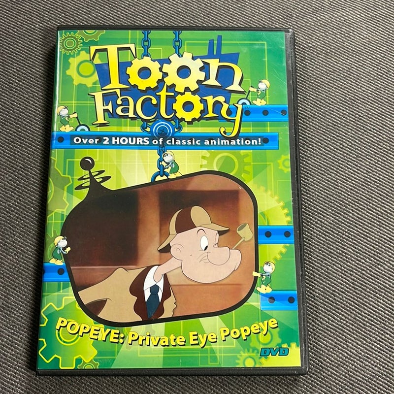 Toon Factory: Popeye-Private Eye Popeye (DVD) Like New!