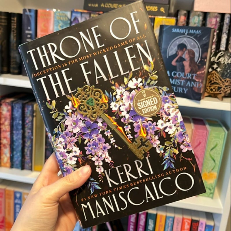 Throne of the fallen SIGNED