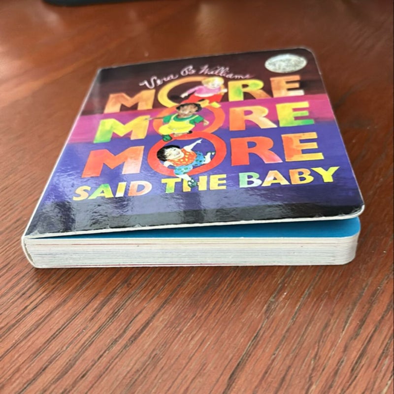 More More More, Said the Baby Board Book