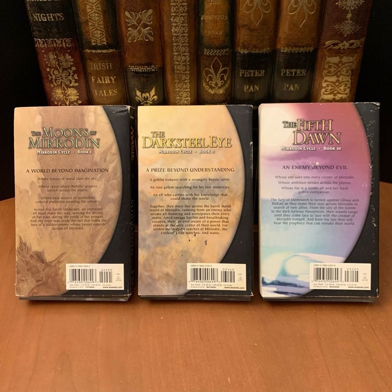 Magic The Gathering: Complete Mirrodin Cycle Trilogy: The Moons of Mirrodin, The Darksteel Eye, The Fifth Dawn, All First Edition First Printing