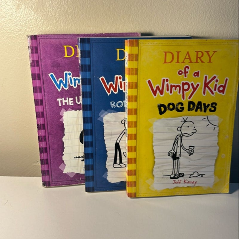 Diary of a Wimpy Kid (3 book bundle)