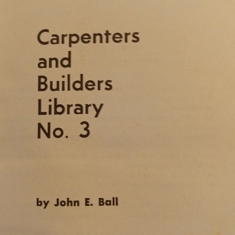 Carpenters and Builders Library     (B-0409)