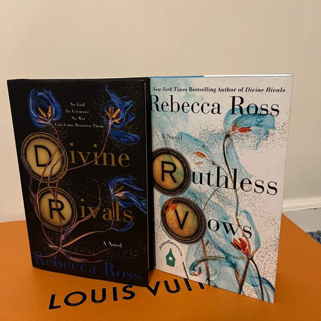 Divine Rivals and Ruthless Vows (signed!) duology by Rebecca Ross ...