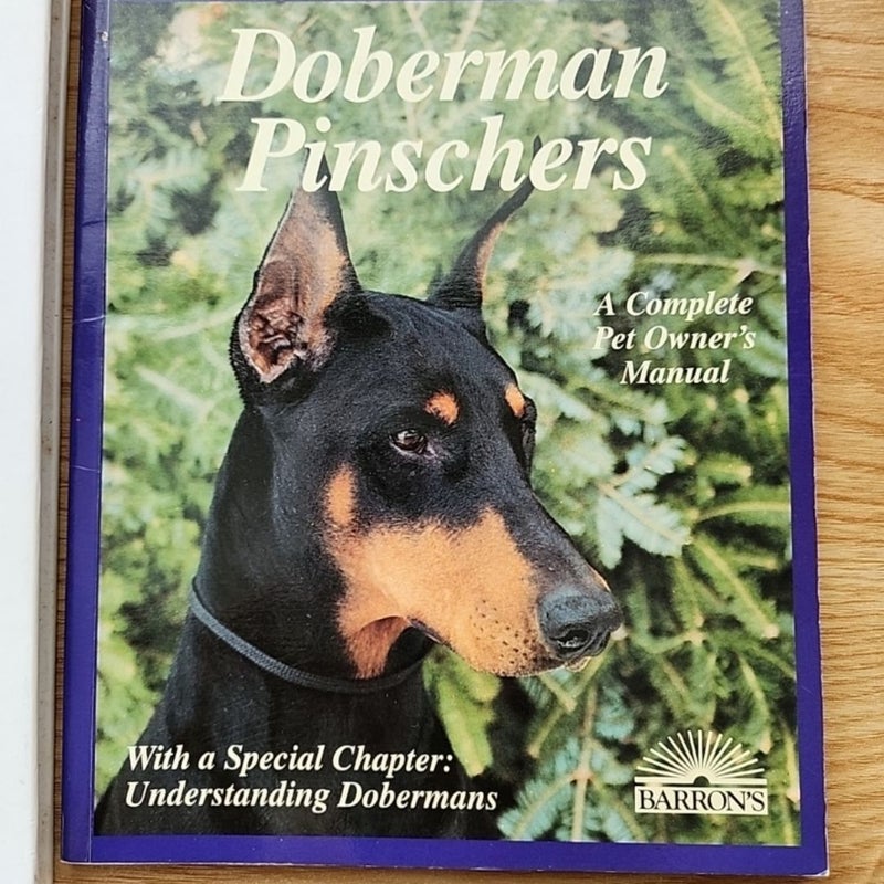  Lot of 2 Doberman Pinscher Care & Training plus dvd