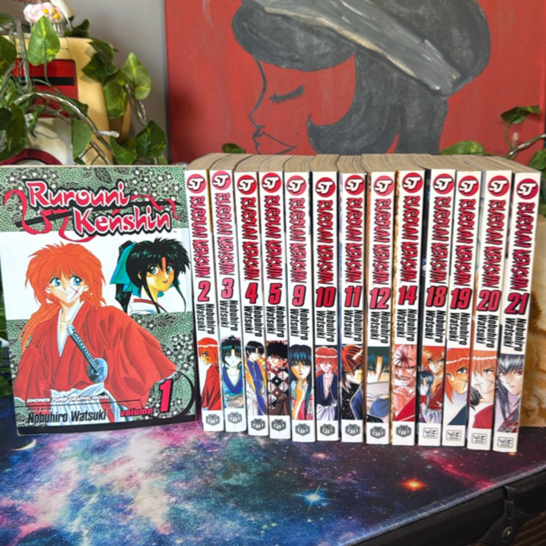 Rurouni Kenshin, Vol. 1-5, 9-12, 14, 18-21