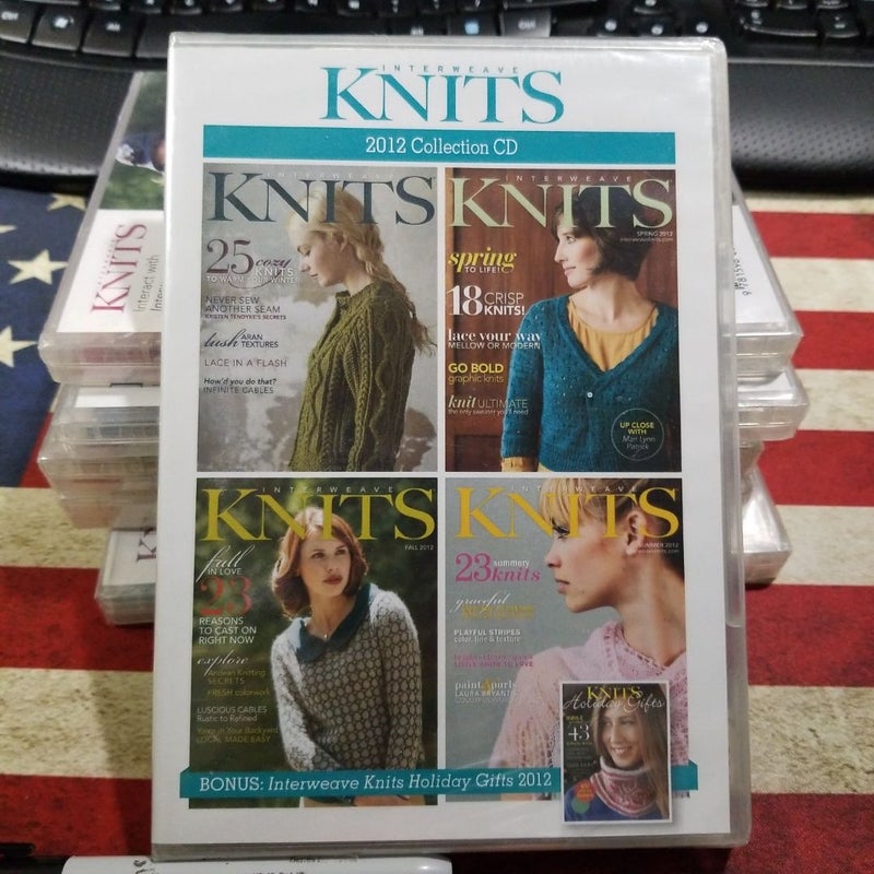 Interweave Knits 2012 Collection Cd (set of 6 collections = 2007-2012). New.