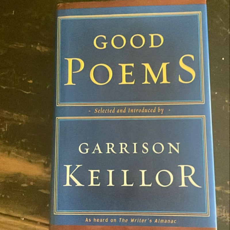 Good Poems