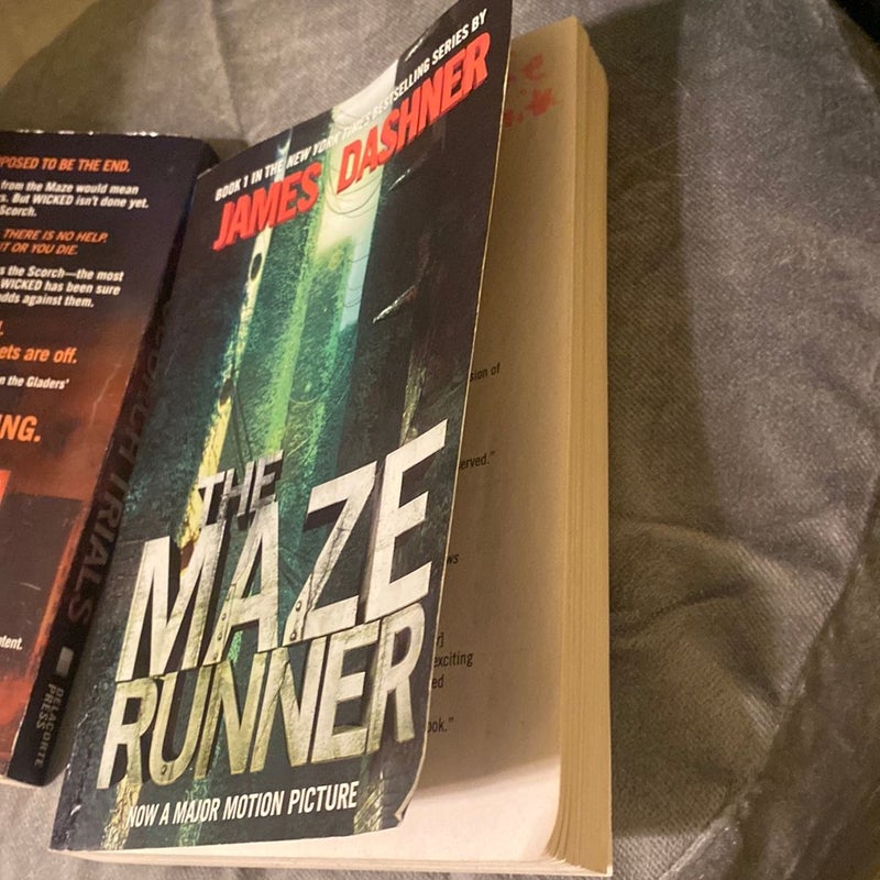 The Maze Runner and Scorch Trials 