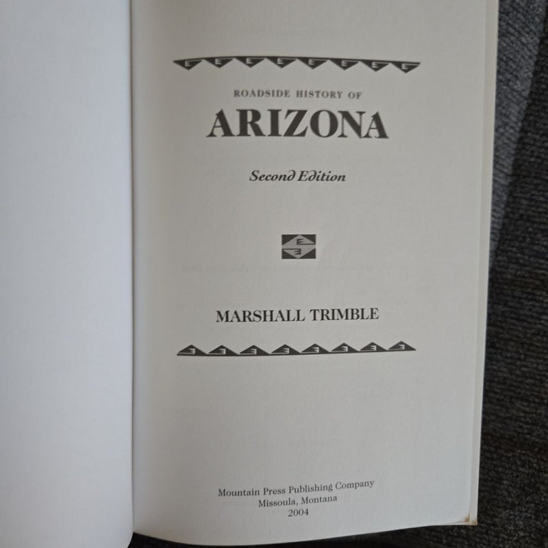 Roadside History of Arizona