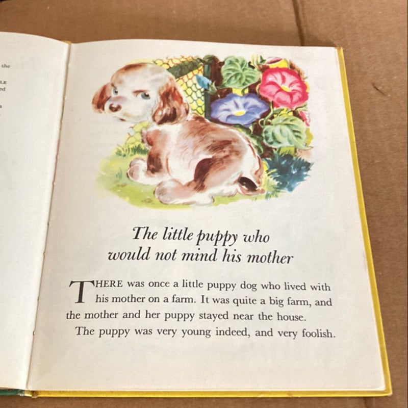 (VINTAGE 1949)The Little Puppy Who Would Not Mind His Mother