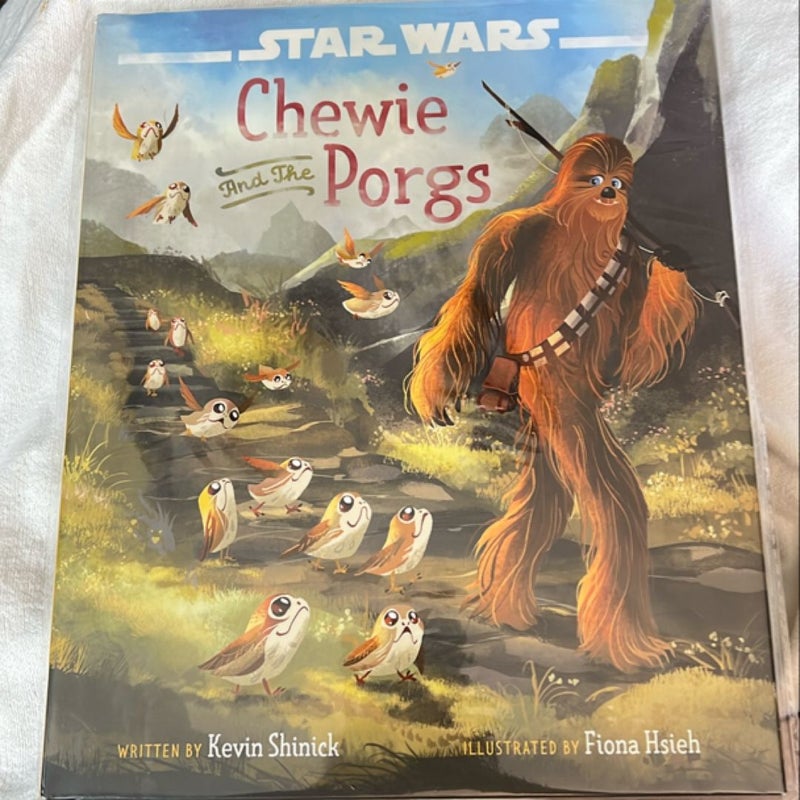 Star Wars: the Last Jedi Chewie and the Porgs