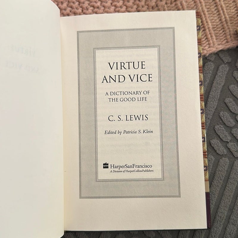 Virtue and Vice