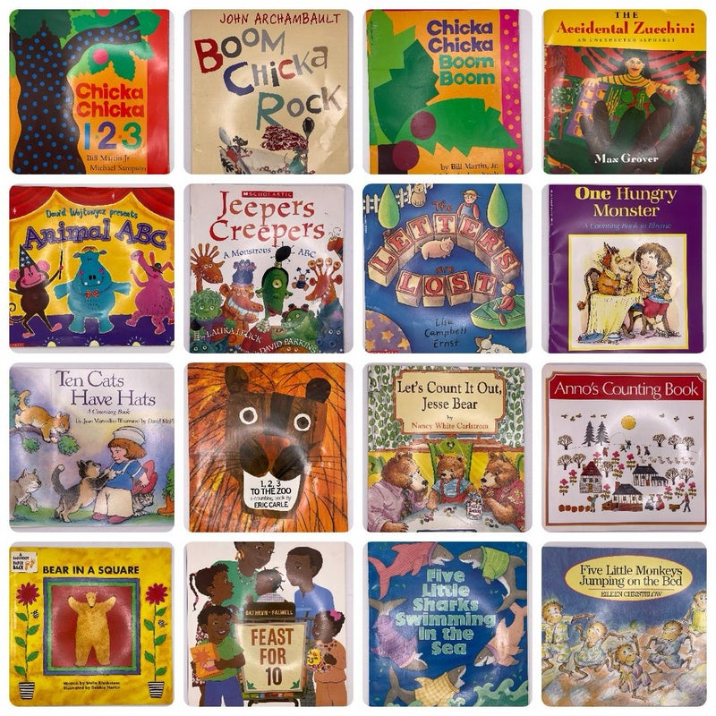 16 Alphabet & Counting Books for $18.00! 