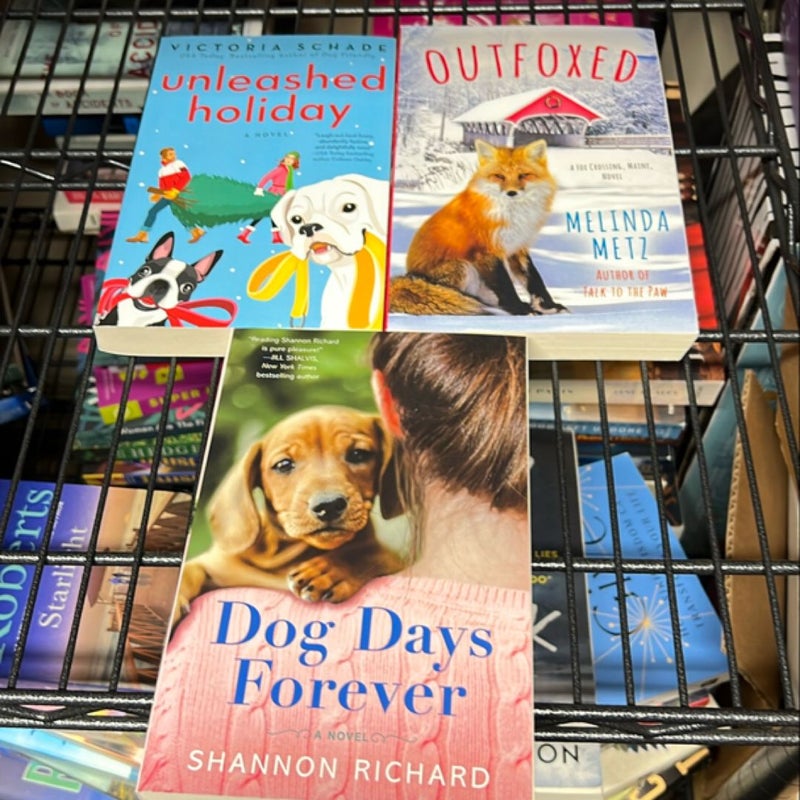 Three book animal book love 