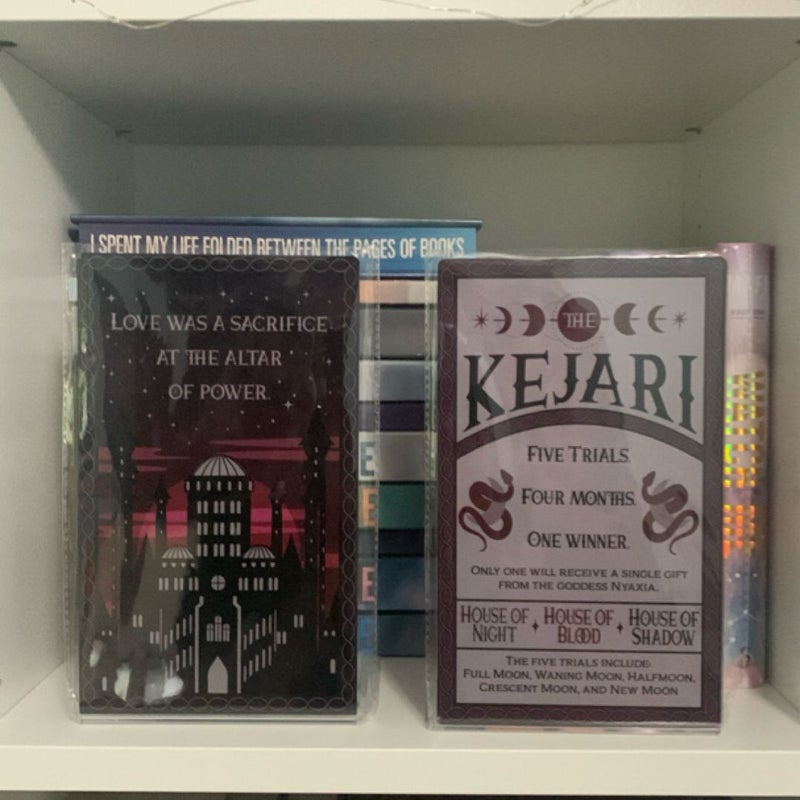 Serpent and wings of night book ends