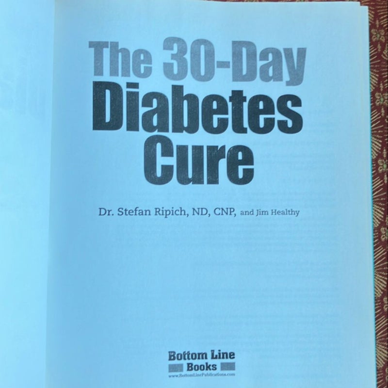 The 40-Day Diabetes Cure