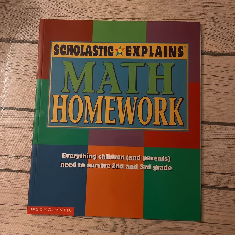 Scholastic Explains Math Homework