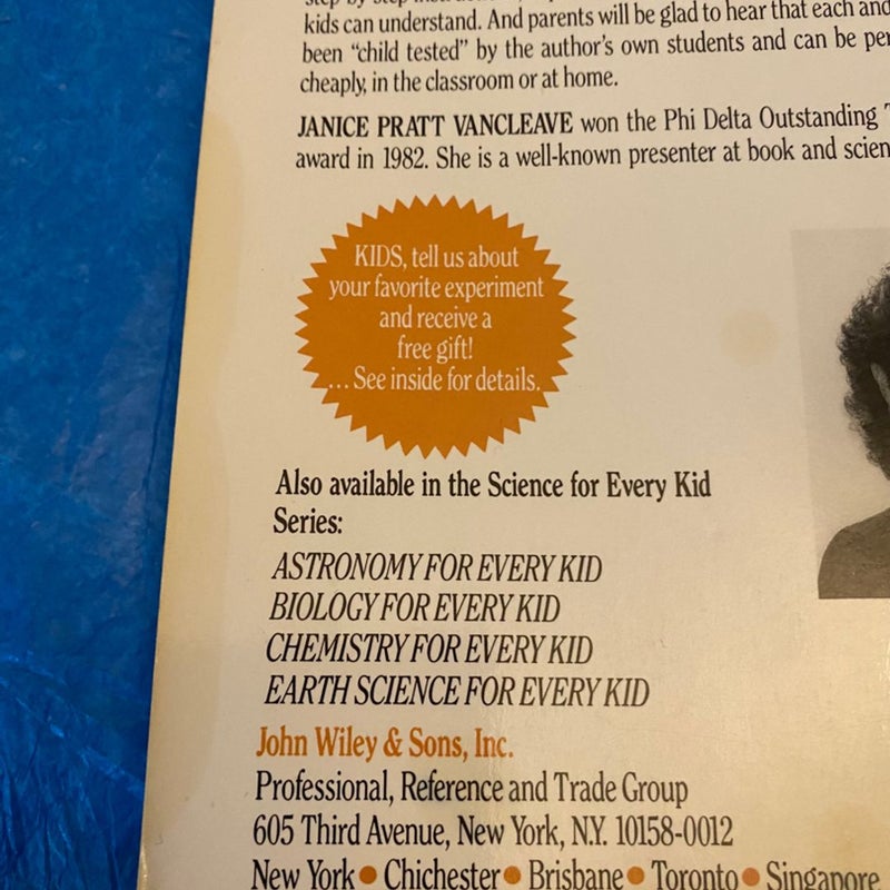 Janice VanCleave's Physics for Every Kid