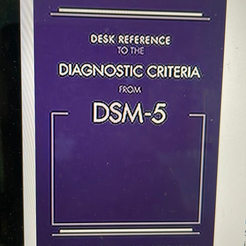 Desk reference of dsm