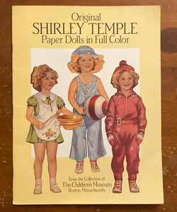 Original Shirley Temple Paper Dolls in Full Color