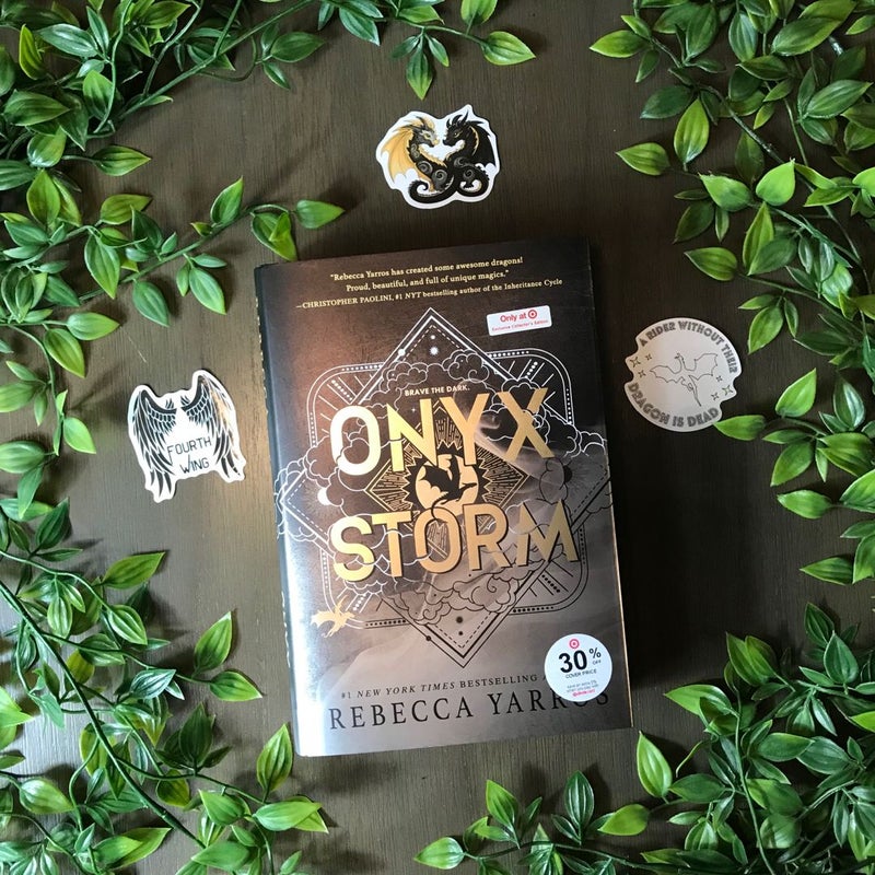 Onyx Storm Target Exclusive Collector’s Limited Edition w/ Stickers