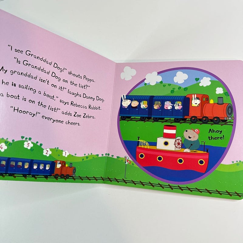 Peppa and the Big Train - Peppa Pig, Trains, Adventure