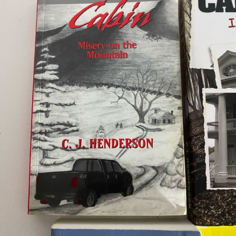 Book lot of 5 books The Cabin series by C.J. Henderson