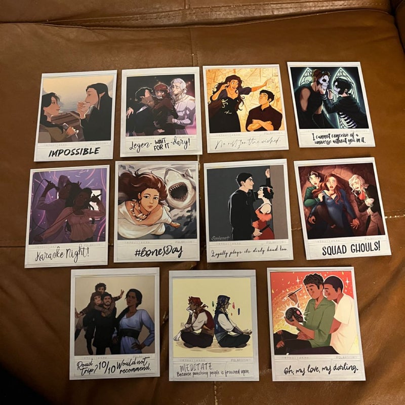 Fae crate Polaroid collection