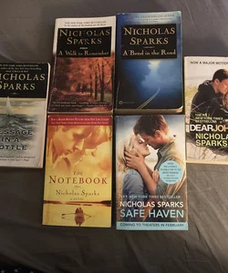 Nicholas Sparks Paperback Lot 