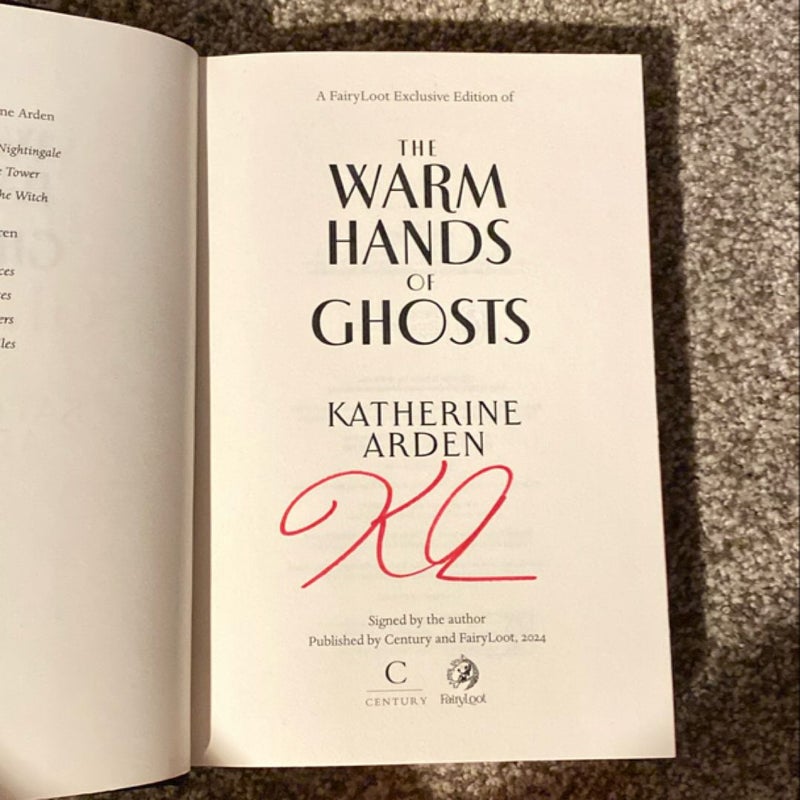 The Warm Hands of Ghosts (Signed FairyLoot edition)