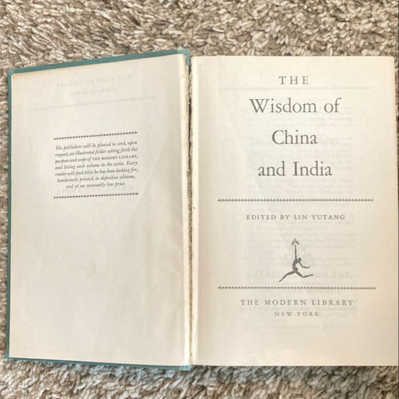 The Wisdom of China and India 