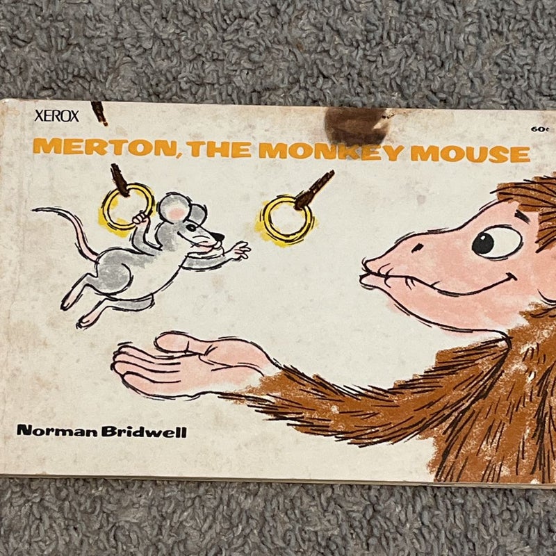 Merton, The Monkey  Mouse  By Norman Bridwell
