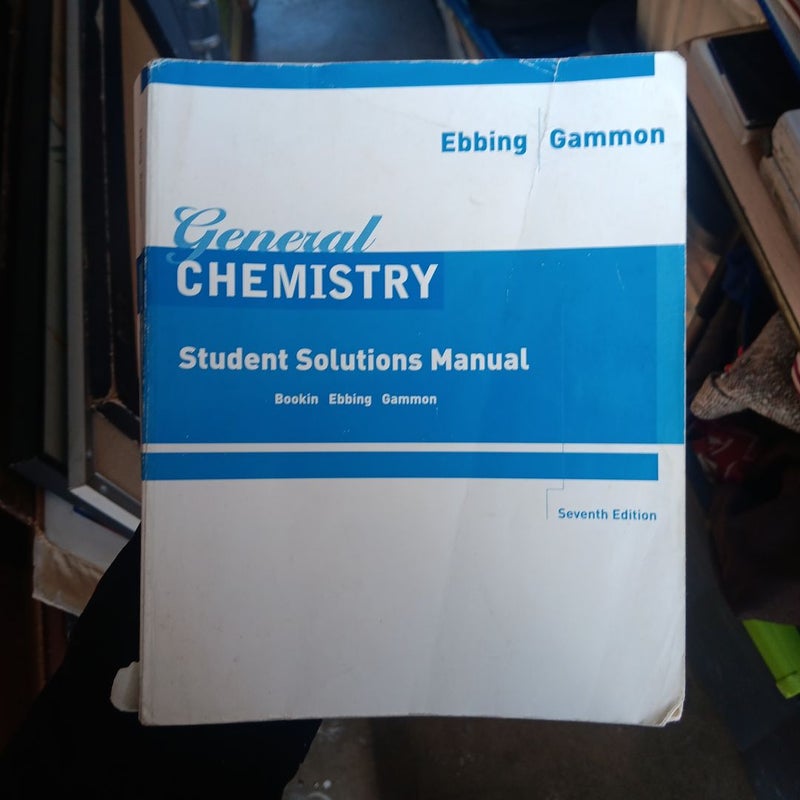 General Chemistry Partial Solutions Manual