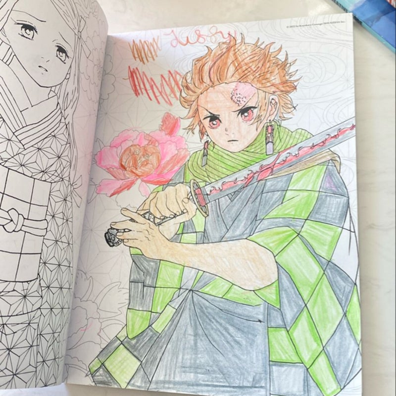 Demon Slayer: Kimetsu No Yaiba: the Official Coloring Book