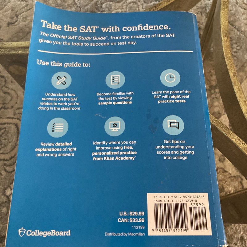 Official SAT Study Guide 2020 Edition by The College Board