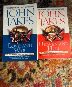 John Jakes North and South Heaven And Hell & Love and War ( PBS) Excellent