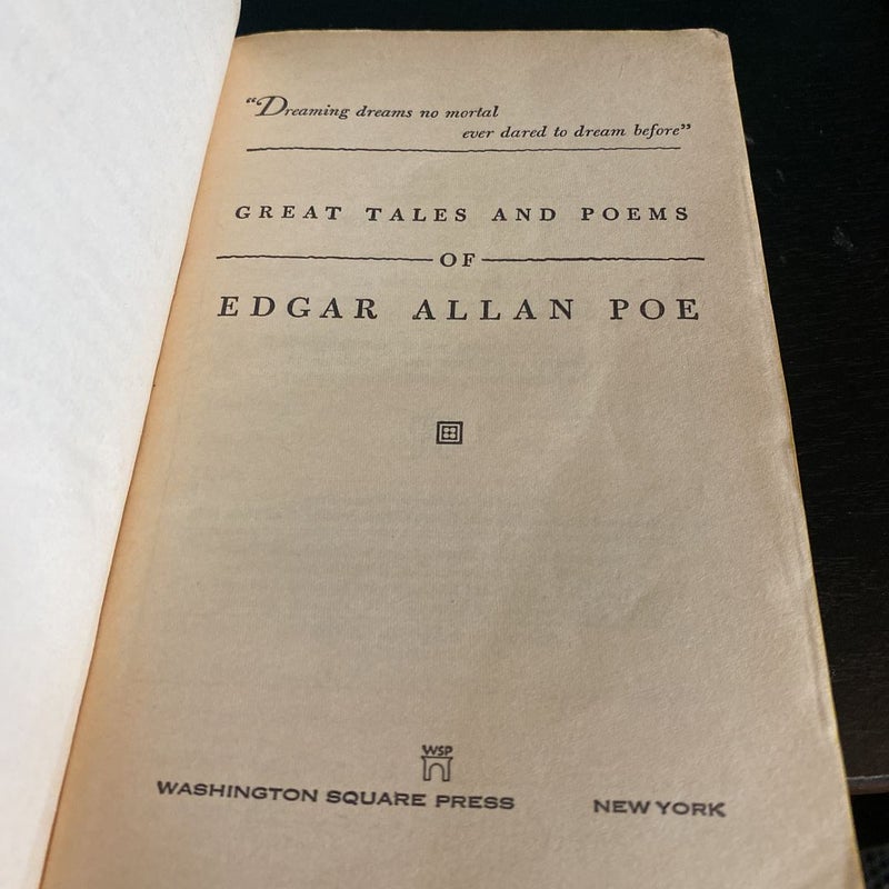 Great Tales and Poems of Edgar Allen Poe