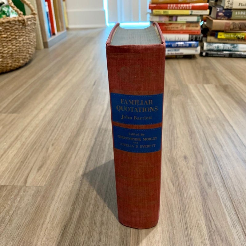 Bartlett’s Familiar Quotations (12th Edition)