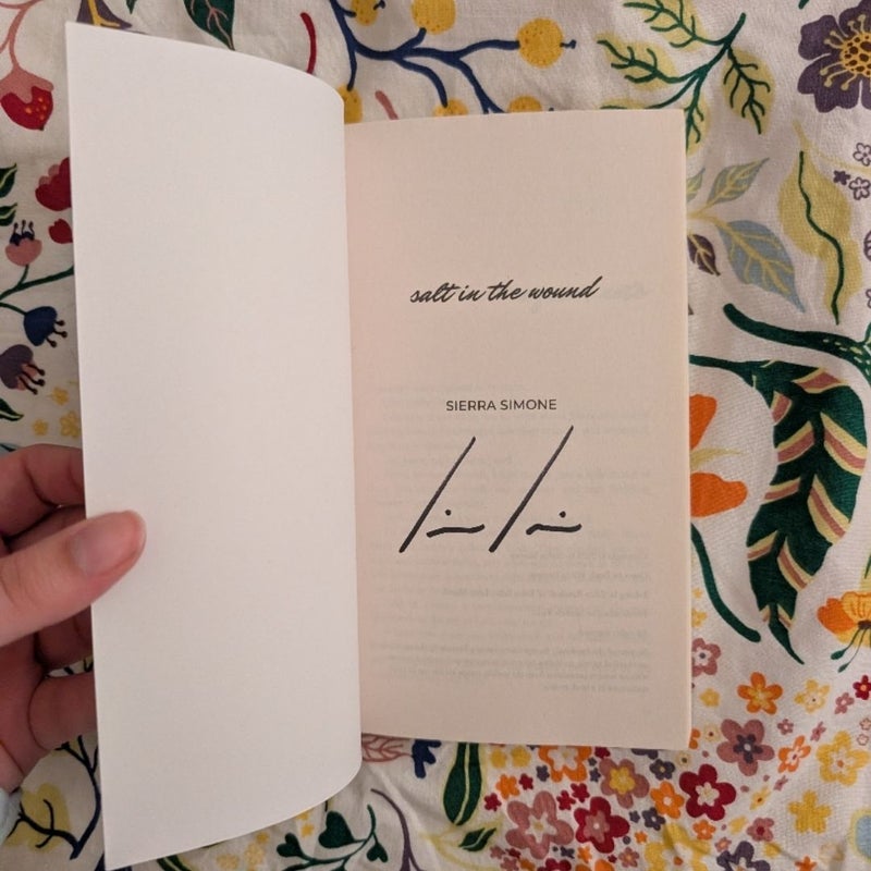 Salt in the Wound (Signed!)