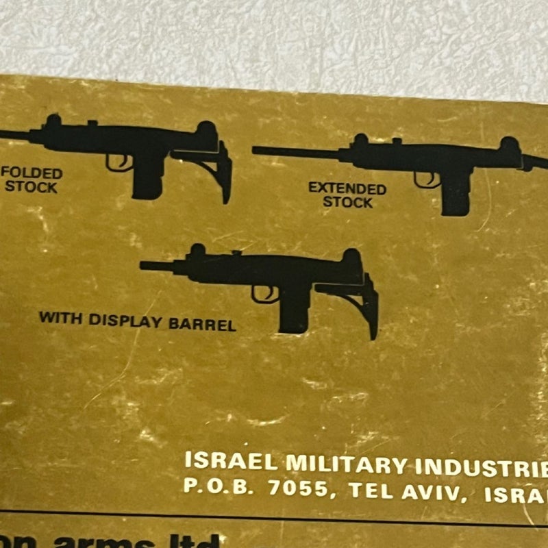2 booklet Operators manual for Uzi and Galil